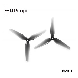 Hqprop 8X4X3 Hélice Gris Translúcido para Drones de Carreras - Product Image 1