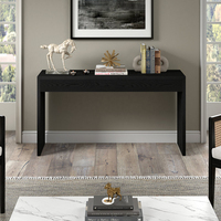 Table console de salon en bois noir table console de salon design personnalisé de haute qualité