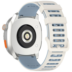 Dual-Color Breathable Silicone Rubber Smart <strong>Watch</strong> Strap Quick Release Sport <strong>Watch</strong> Accessory for Men <strong>Compatible</strong> <strong>Apple</strong> Samsung Mi - Product Image 3