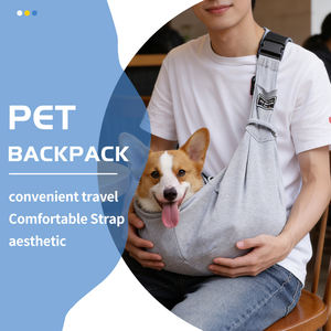 Рюкзак-переноска для собак и кошек, портативная сумка для животных, вместительная, водонепроницаемая, с держателем для пакетов для уборки за питомцами - Product Image 2