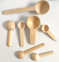 Fabricants en gros de mini cuillères à café de mesure, logo personnalisé, bois de bambou rustique, non toxique, manche long, écologique