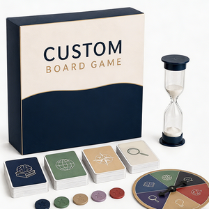 Custom Design <b>Board</b> Game Factory Wholesale Portable Travel Cardboard <b>Interactive</b> Multiplayers Strategy Card Game for Leisure - Product Image 1