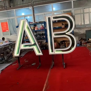 สัญลักษณ์ทางธุรกิจไฟ LED อุโมงค์กระจกอินฟินิตี้ปรับได้มีสีสันสะท้อนแสงเป็นพันๆชั้น - Product Image 4