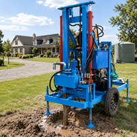 Foreuse de puits d'eau de 150 m pour l'irrigation agricole et les projets de forage agricole
