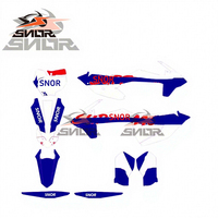 Kit d'autocollants de haute qualité SNOR, autocollants de cadre pleine grandeur pour moto Husqvarna tout-terrain