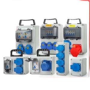 กล่องเต้ารับไฟฟ้าอุตสาหกรรมกันน้ำ สำหรับงานก่อสร้าง กล่องจ่ายไฟชั่วคราวแบบพกพา กล่องบำรุงรักษาไฟฟ้า - Product Image 5