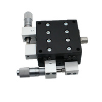 50x50mm High Precision x-y Position Stage Sliding Table Manual XY Axis Linear Stage