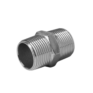 High Quality 50mm Casting Hex Male Stainless Steel Pipe Fittings ASTM BSPT Threaded NPT 304/316 Smooth Surface DN15 3-Year - Product Image 3