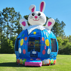 Castillo inflable, castillos hinchables comerciales para exteriores, domo inflable con forma de conejo, casa de brinco para niños - Product Image 5