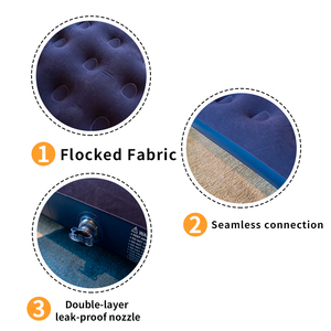 Colchón de Aire Individual de <span class=keywords><strong>24</strong></span> Orificios, Colchoneta Inflable para Acampar, Cama Inflable de Alta Calidad - Product Image 3