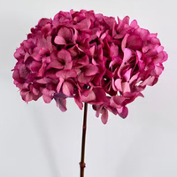 Hortensia à grandes feuilles, aspect naturel, écologique, longue durée, pour décoration de Noël et de mariage, idéal pour les fleurs de vase DIY (vente en gros)