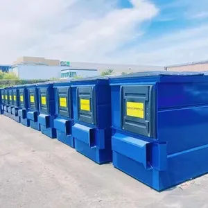 Factory Hot Sale Waste Skip Container Construction 2 Yard Dumpster Container Recycling Waste Management Container