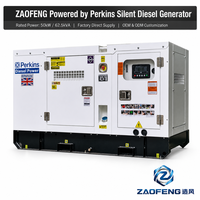 Generator Diesel 50kW 62.5kVA dengan Enclosure Kedap Suara, Didukung Mesin Perkings, Dilengkapi Tangki Besar 12 Jam
