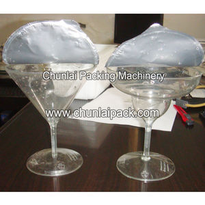 Machine de remplissage et de scellage automatique, emballage gobelet à alcool, <span class=keywords><strong>verre</strong></span> rotatif en plastique, rume, raisin, fruits, vin, feuille d'aluminium - Product Image 5