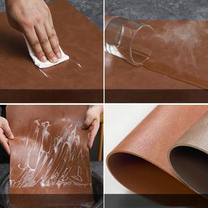 Premium Classic Eco-Friendly PVC Leather <strong>Table</strong> Mats &amp; Decorations for Wedding Heatproof Luxury <strong>Cloth</strong> with Custom Print - Product Image 4