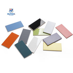 Carreaux de métro muraux en céramique de petite taille, différentes couleurs pures, surface brillante, anti-salissure, nettoyage facile, bord biseauté droit intérieur - Product Image 1