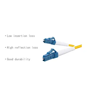 LC-LC 2 m 1 kern einzelmodus faser patch cord PVC/LSZH glasfaserkabel