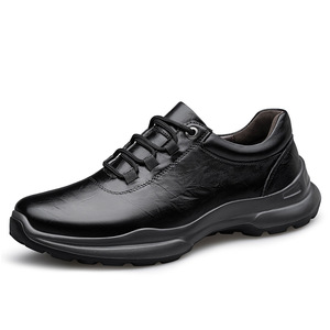 Zapatos Deportivos Casuales para Hombre, Transpirables, Resistentes al Desgaste, de Cuero Genuino, Combinables con Todo, Ligeros y Cómodos para Correr - Product Image 1
