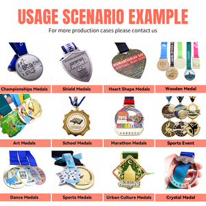 Medallas Deportivas Personalizadas <span class=keywords><strong>de</strong></span> Metal en 3D, Redondas, Doradas, para Carreras, Natación, Campeonatos, Maratón, Medalla <span class=keywords><strong>de</strong></span> Honor <span class=keywords><strong>de</strong></span> Zinc - Product Image 6