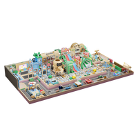 Aoleao Ensemble de toboggan souple en plastique personnalisé pour aire de jeux intérieure, équipement de terrain de jeu pour enfants, centres commerciaux, certifié CE TUV