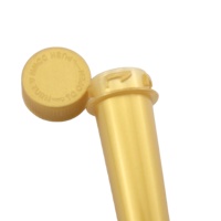 Venta al por Mayor, Envío Rápido, Tubos Cónicos de Plástico Transparente de 98 mm y 120 mm, Coloridos, con Tapa a Prueba de Niños, Tubo CR