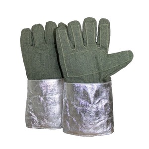 High Temperature Resistant <b>Gloves</b> Fiberglass Shell Nomex Liner 1000C Heat Protection Welding Safety <b>Gloves</b> - Product Image 1