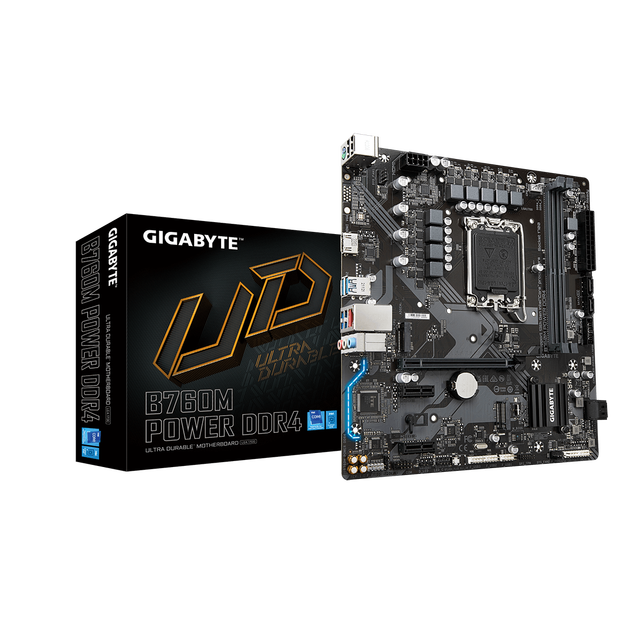 New GIGABYTE B760M-POWER DDR4 2.5G Gaming Motherboard Support 12th 13th 14th CPU B760 Motherboard