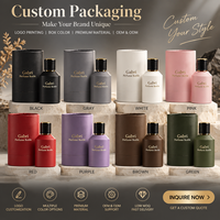 Flacons de parfum fantaisie 100 ml, flacons en verre noir personnalisés 50 ml, flacons de parfum vides 30 ml, flacons de parfum de luxe, marque privée OEM.
