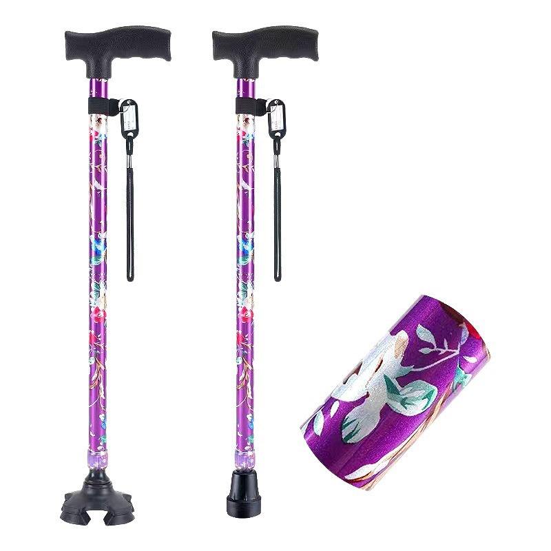 Petite fleur violette à quatre pattes