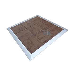 <b>Plastic</b> Dance Floor with Aluminum Edges Stable Event PVC Dancing Floor - Product Image 1