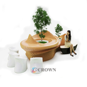 Luxury Public Bench Solid Bench OEM - Product Image 4