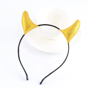 Red and Black Horn Headband With Cartoon Hair Accessories for Women Festive Halloween Style With Devil and <strong>Deer</strong> <strong>Antlers</strong> - Product Image 6