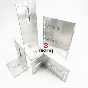 Pince fixe d'accessoires de mur rideau en aluminium de type différent pour le système de revêtement en pierre - Product Image 3