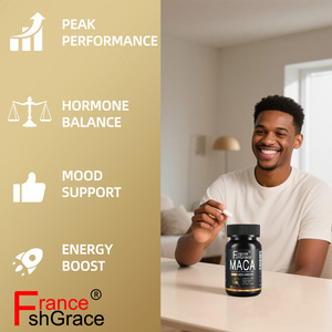Cápsulas de polvo de raíz de maca premium negras, rojas y amarillas que apoyan el rendimiento energético. Cápsulas de extracto de maca, píldoras para agrandar el pene. - Product Image 4