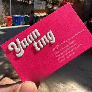 맞춤형 디자인 크리에이티브 엠보싱 전문 종이 인사말 카드 양각 인쇄 선물 인사말 명함 - Product Image 4