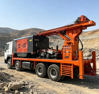Machine de forage de puits montée sur camion, haute efficacité, prix usine, 300 m, pour puits d'eau, avec garantie gratuite