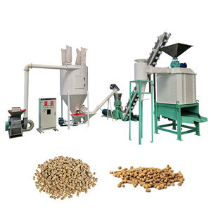 Machine de production d'aliments pour bétail et volaille 1-2 t/h Ligne de production complète de granulés d'aliments pour animaux pour ferme d'élevage de 100000 poulets ou 1000 bovins - Product Image 3