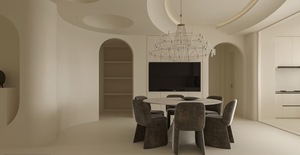 Servicio de Diseño de Interiores Japandi Moderno, Plano de Diseño de Casa Zen Escandinava Minimalista, Renderizado Arquitectónico Residencial en 3D - Product Image 4