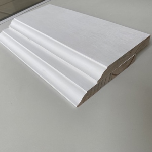 Rodapié de Estilo Colonial Moderno y Ecológico, Molduras de Rodapié con Base Imprimada Blanca - Product Image 4