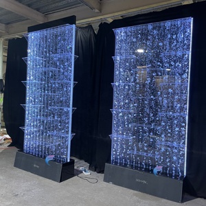 Pared de burbujas de agua con luces LED, panel acrílico con burbujas de agua - Product Image 6