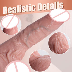 Dildo Realista con Fuerte Ventosa para Masturbación Masculina y Femenina, Estimulación Anal y Vaginal, Juguetes Sexuales para Adultos, Pene <span class=keywords><strong>Masturbadores</strong></span> - Product Image 2