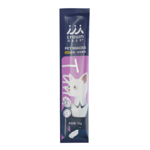 Custom stampato pellicola liscia opaca per trattare con gatto Snack Stick in alluminio bustina di imballaggio superficie lucida laminazione pellicola per alimenti - Product Image 2