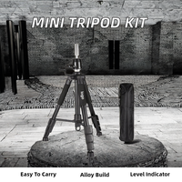 Mini trépied professionnel léger en alliage d'aluminium noir avec rotule, verrouillage à bascule, pince pour téléphone pliable, télécommande, appareil photo reflex numérique vidéo