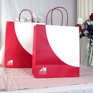 Custom Luxury <b>Biodegradable</b> <b>Paper</b> Bags with Flexo Printing Lamination Your Own Logo for Shoes & Clothing Shopping & Delivery - Product Image 1