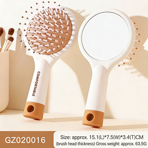 <span class=keywords><strong>Brosse</strong></span> à cheveux portable pliable pour cheveux fins, épais, bouclés, raides, secs, auto-nettoyante, séchage rapide, <span class=keywords><strong>brosse</strong></span> de poche avec poils - Product Image 4