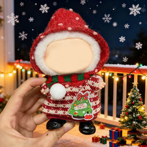 Nouvelles tenues de Noël pour poupée de 17 cm à la mode pour Labubu, tenue de Père Noël, cadeau de Noël - Product Image 3