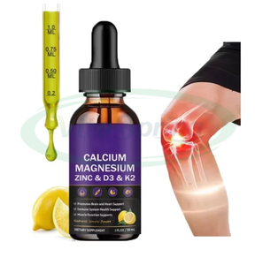 VitaSpring Suplemento de Salud Ósea Orgánico, Calcio, Magnesio, Zinc, Líquido con Vitamina D3, K2, OEM, Etiqueta Privada - Product Image 1