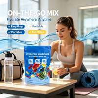 Poudre de Boisson Énergisante aux Électrolytes sans Sucre, Complément Superalimentaire pour la Nutrition Sportive et l'Utilisation en Salle de Sport