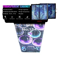 Pantalla LED Transparente P3.91 P7.81 para Interiores y Exteriores, Ventana de Vidrio de Alta Transparencia, Video Wall LED
