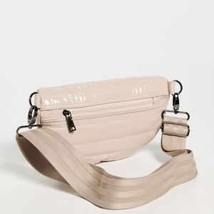 กระเป๋าคาดเอวสีเบจแบบยูนิเซ็กส์กระเป๋าคาดเอวมีซิปขนาดใหญ่กระเป๋าคาดตัวกระเป๋าคาดเอวมีช่องใส่จดหมายได้ทุกที่ - Product Image 3